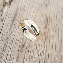 Fingerprint Wedding Band 9ct gold