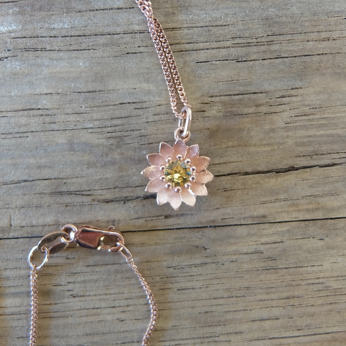 flower sapphire pendant design summer collection