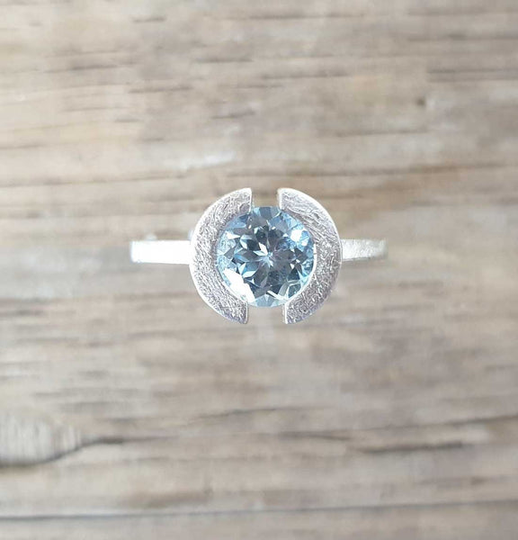Unique Design Rhinestone Citrine Sapphire Topaz Ring from Black Diamonds  New York